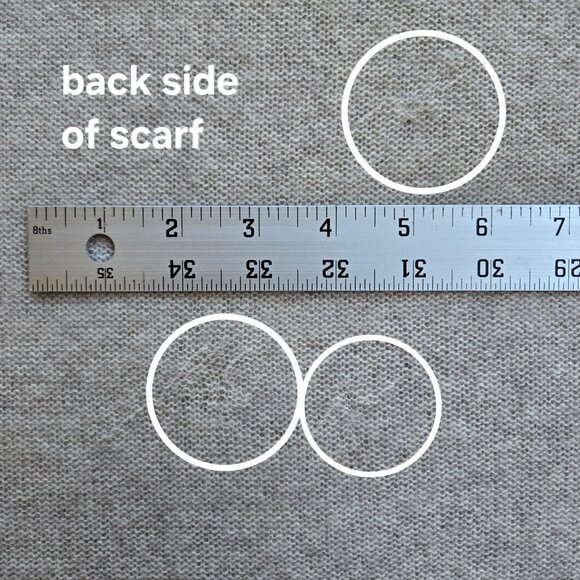 NWOT Filoro Cashmere Wrap Scarf Oatmeal - Picture 6 of 10